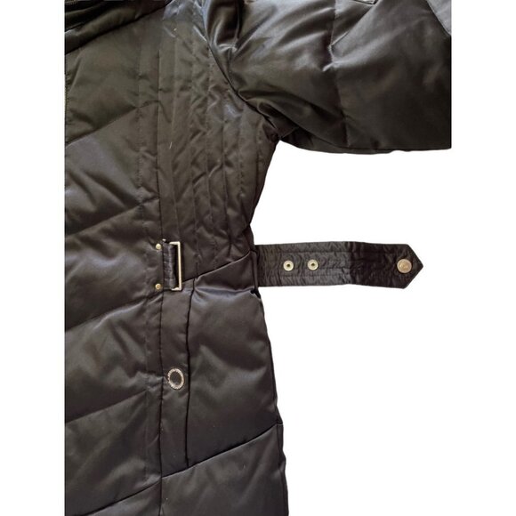 Zero Xposur Down-Filled Black Puffer Ski Snow Jacket Women's Large Fur-Lined EUC - Picture 5 of 15